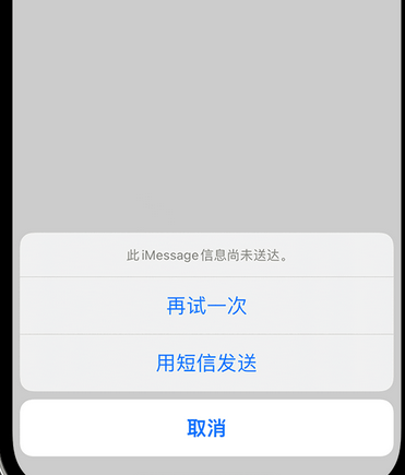 钦北apple维修iPhone上无法正常发送iMessage信息